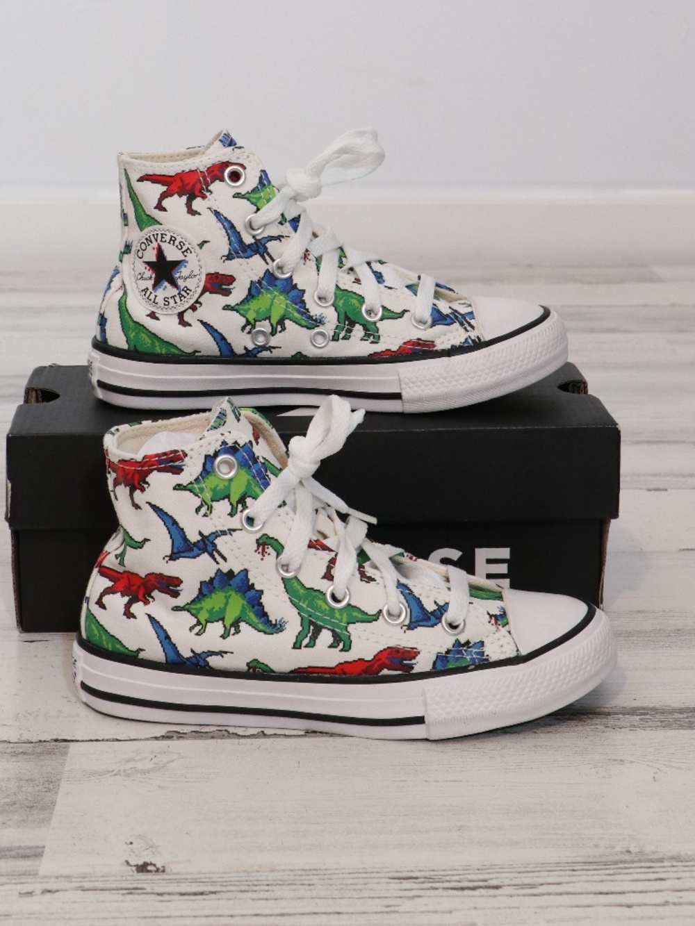 Converse Chuck Taylor All Star -Kids High Top Sneaker Dinosaurs 12.5